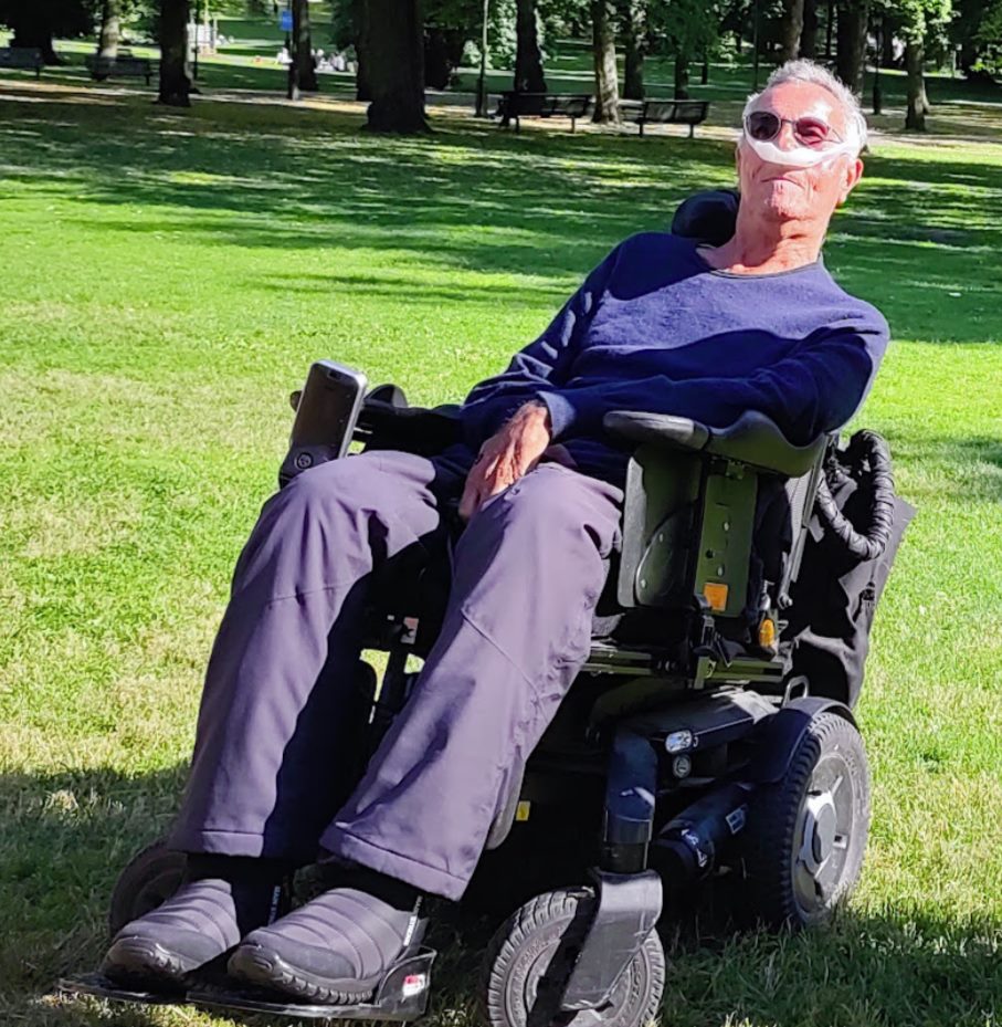 Adolf in the park summer 2024